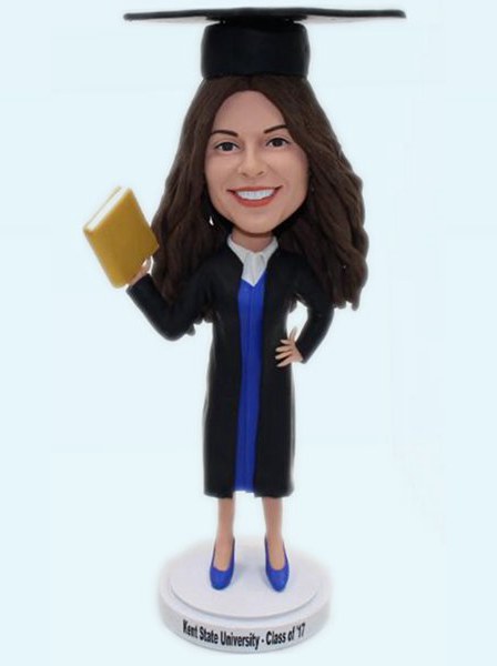 Personalized bobbleheads for graduation gift